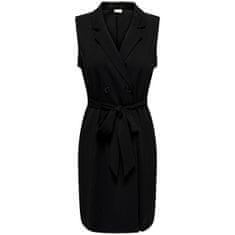 Jacqueline de Yong Dámske šaty JDYGEGGO Regular Fit 15302515 Black (Veľkosť XL)