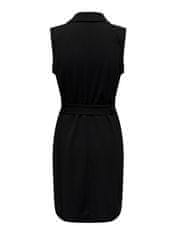 Jacqueline de Yong Dámske šaty JDYGEGGO Regular Fit 15302515 Black (Veľkosť XL)