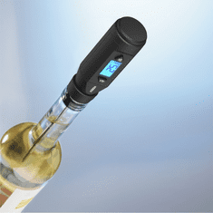 Xavax digitálny teplomer pre jedlá/nápoje, uzáver na fľašu, čierny