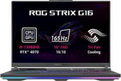 ASUS ROG Strix G16 (2023) G614 (G614JI-N3119W), šedá