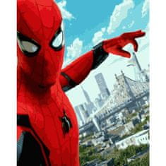 PIPPER. Maľovanie podľa čísiel "Spider-man" 50x40 cm, plátno vypnuté na ráme