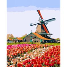 PIPPER. Maľovanie podľa čísiel "Holandsko" 50x40 cm, plátno vypnuté na ráme
