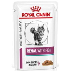 Royal Canin VD Cat vreciek. Renal with fish 12 x 85 g
