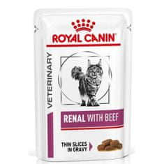 Royal Canin VD Cat vreciek. Renal with beef 12 x 85 g