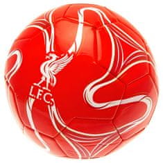 FAN SHOP SLOVAKIA Futbalová lopta Liverpool FC, červeno-biela, veľkosť 1