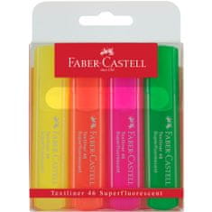 Faber-Castell Zvýrazňovač Superfluo 1546/4 set