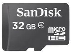 SanDisk Sandisk/micro SDHC/32GB/18MBps/Class 4/+ Adaptér/Čierna