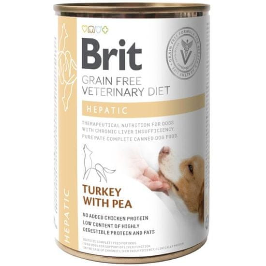 Brit Veterinary Diets Dog konz. Hepatic 400g