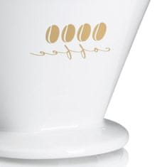 Kela Excelsa L biela Kávový filter porcelánový
