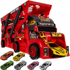 Alum online Sada nákladných vozidiel TIR so 6 autami