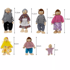 Alum online Miniatúrne bábiky - 7 ks