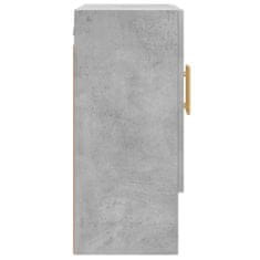 Nástenná skrinka betónovo sivá 60x31x70 cm kompozitné drevo