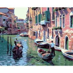 PIPPER. Maľovanie podľa čísiel "Benátky" 50x40 cm, plátno vypnuté na ráme