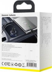 Noname Baseus Car Charger Particular Digital Display C+U, PD 3.0 QC 4.0+, SCP, PPS, 5A, 65W Dark Gray (CCKX-C0G)