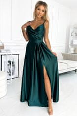 Numoco Dámske spoločenské šaty Chara zelená S