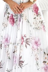 Numoco Dámske kvetované šaty Lisa biela Universal