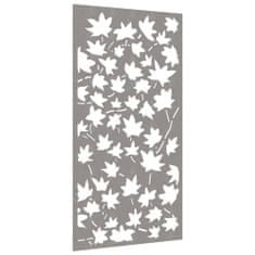 Vidaxl Záhradná dekorácia 105x55 cm, cortenová oceľ, javorový list