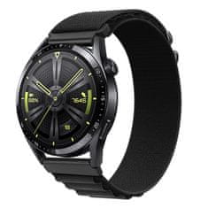 BStrap Nylon Loop remienok na Huawei Watch GT2 42mm, black