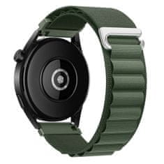 BStrap Nylon Loop remienok na Samsung Galaxy Watch 42mm, green