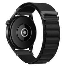 BStrap Nylon Loop remienok na Huawei Watch GT2 42mm, black
