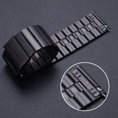 BStrap Steel remienok na Samsung Galaxy Watch 3 41mm, black