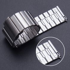 BStrap Steel remienok na Samsung Galaxy Watch Active 2 40/44mm, silver