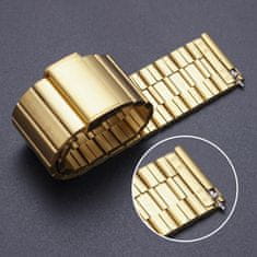 BStrap Steel remienok na Samsung Galaxy Watch Active 2 40/44mm, gold