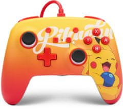 Power A Enhanced Wired Controller, Oran Berry Pikachu (SWITCH) (1522784-01)