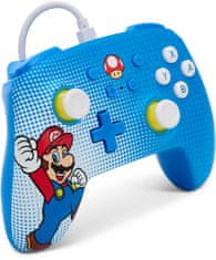 Power A Enhanced Wired Controller, Mario Pop Art (SWITCH) (1522660-01)