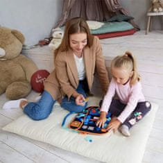 iMex Toys Detská tabuľka vzdelávania a zábavy Montessori XXL12330