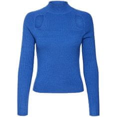 Vero Moda Dámsky sveter VMKARIS 10290675 Beaucoup Blue (Veľkosť XL)