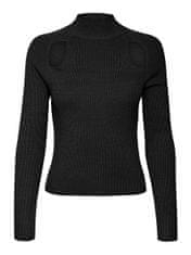 Vero Moda Dámsky sveter VMKARIS 10290675 Black (Veľkosť S)