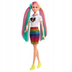 Alum online Barbie leopardí panenka s duhovými vlasy - MATTEL