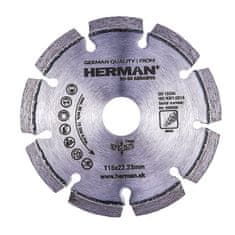 HERMAN Diamantový kotúč BD-60 Abrasiva 115x22,2mm | H=7mm