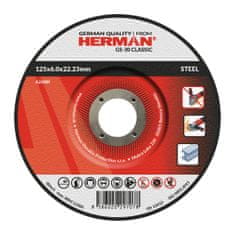 HERMAN Brúsny kot. GS-30 Classic | Na oceľ 125x6,0x22,23mm