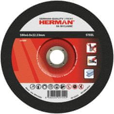 HERMAN Brúsny kot. GS-30 Classic | Na oceľ 180x6,0x22,23mm