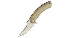Fox Knives FX-537 SW taktický vreckový nôž 8,5 cm, Stonewash, Micarta, titán 
