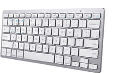 TRUST Basics keyboard (24651), strieborná