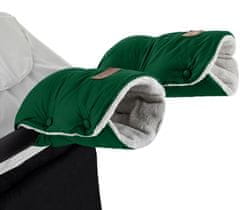 Petite&Mars Zimný set fusak Jibot 3v1 + rukavice na kočárek Jasie Juicy Green