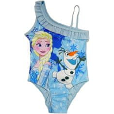 Difuzed Dievčenské jednodielne plavky Ľadové kráľovstvo - Elsa s Olafom