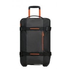 American Tourister Príručná taška s kolieskami Urban Track Duffle 55cm Black/Orange