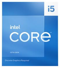 Intel Core i5-13400F / Raptor Lake / LGA1700 / max. 4,6 GHz / 10C/16T / 20MB / 65W TDP / bez VGA / BOX