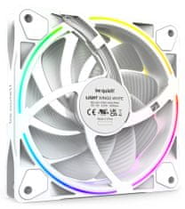 Be quiet! / ventilátor Light Wings White / 120mm / PWM / high speed / 3-pack / biely