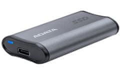A-Data SE880 500GB SSD / Externý / USB 3.2 Type-C / 2000MB/s Read/Write / Titanium Grey - Rugged