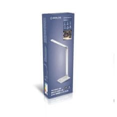Asalite ASAL0263 LED stolná lampa 7 W stmievateľná CCT s USB wireless nabíjačkou Farba: Biela