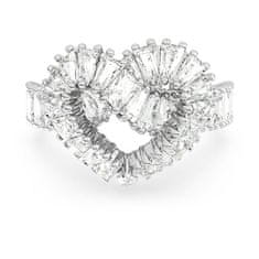 Swarovski Romantický prsteň so srdiečkom Cupidon 5648291 (Obvod 52 mm)