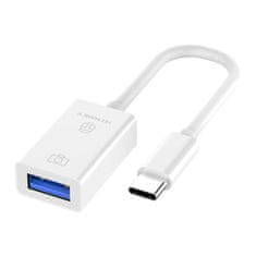 Northix Adaptér USB-C na USB-A-biely 