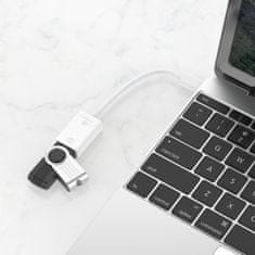Northix Adaptér USB-C na USB-A-biely 