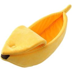 Northix Košík pre mačky v tvare banánu 