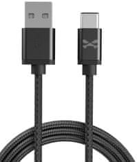 Ghostek Kábel - NRGline USB-C 0,9m , Black (GHOCBL001)